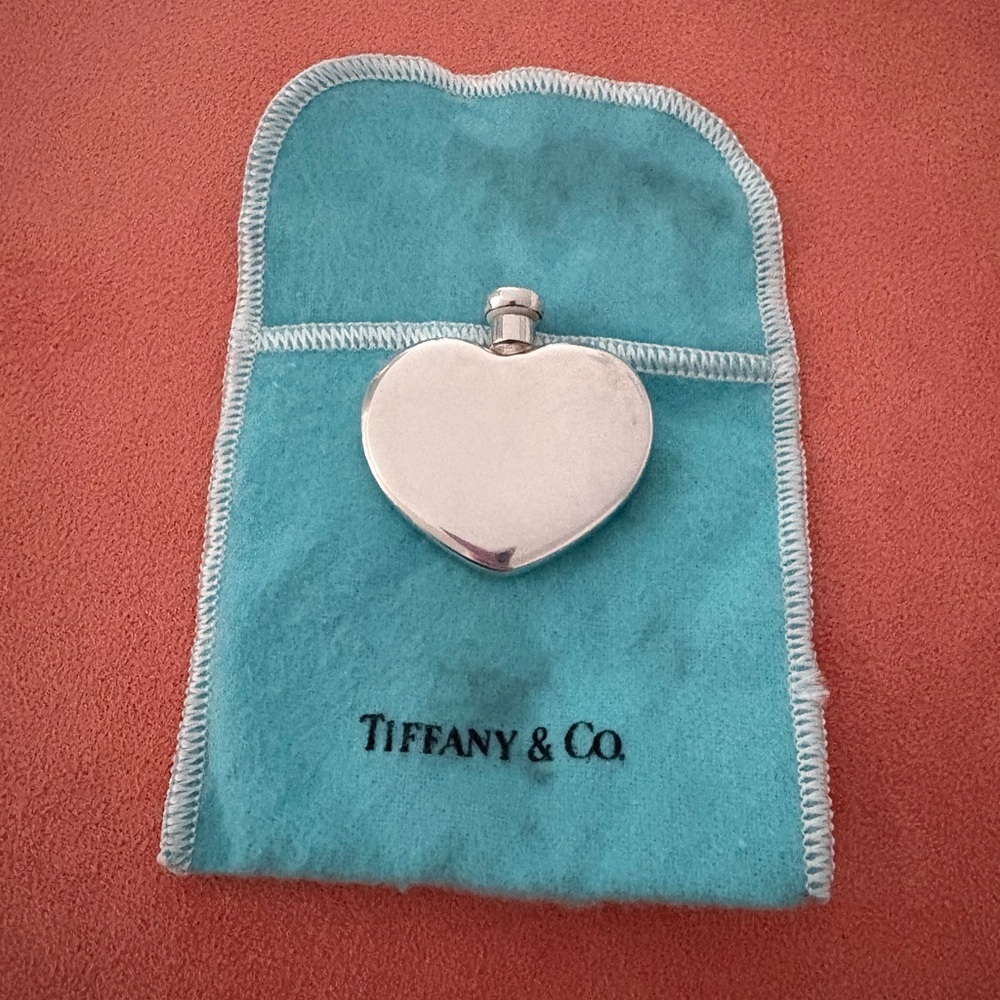 Tiffany heart perfume bottle - Sterling Silver - 1989